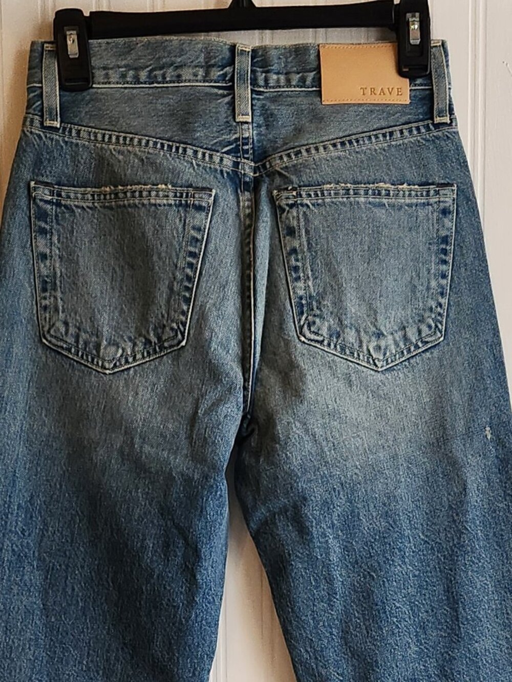 TRAVE Paloma 90's Straight Full Length Women's Jeans -Sz 24 - NEW NWT - Picture 5 of 7